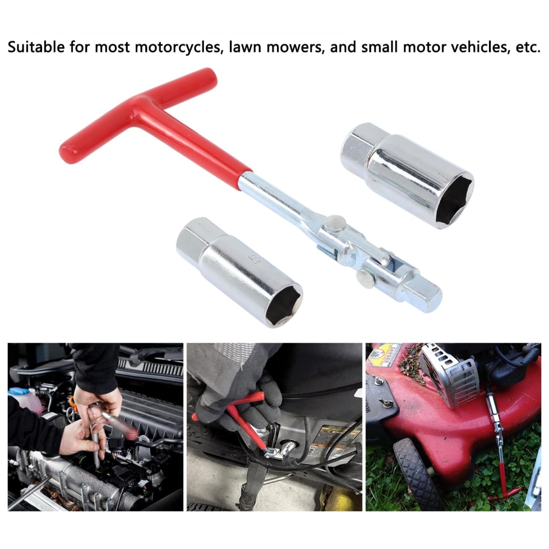 Spark Plug Socket Set - 3 in 1 車・バイク用スパークプラグレンチセット Tハンドル 5/8インチ