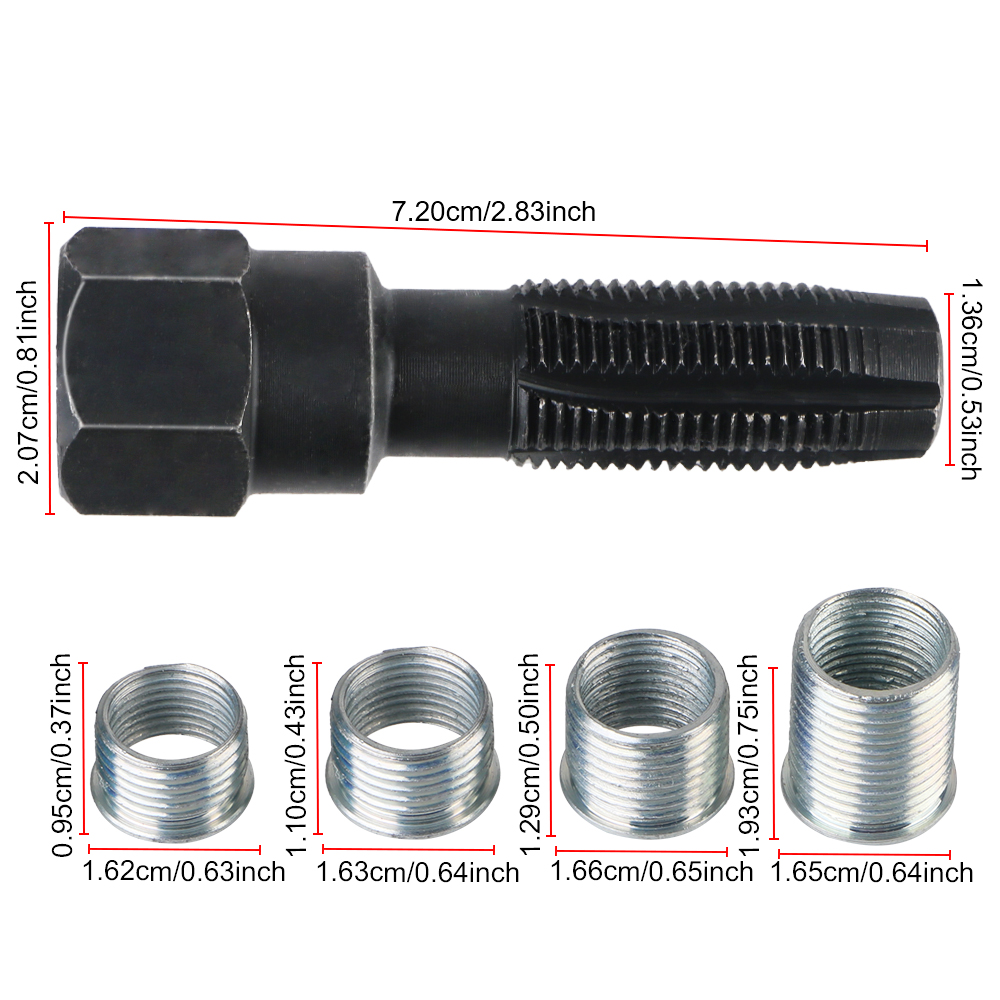 車のツール 1 セット M14 × 1.25 スパークプラグ - Spark Plug Socket Set のレビューと価格