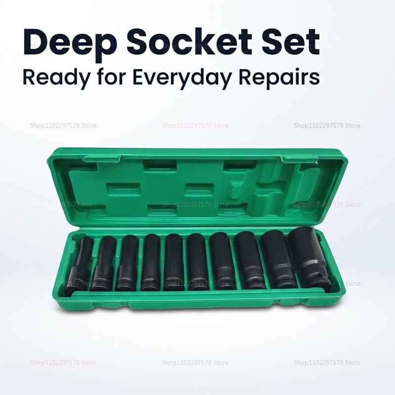 10個入りソケットレンチセット 8-24mm 調整可能な空気 - Spark Plug Socket Set のレビューと価格